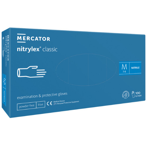 Nitrylex classic blue kék nitril kesztyű