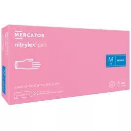 Nitrylex pink világos rózsaszín kesztyű S méret