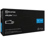 Nitrylex black fekete nitril kesztyű M méret
