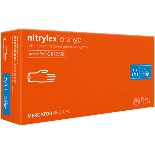 Nitrylex orange narancs nitril kesztyű