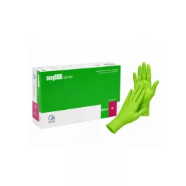    Zarys® easyCARE zöld nitril vizsgálókesztyű, púdermentes,