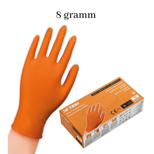 SETINO 8g nitril kesztyű (extra vastag) XXL méret