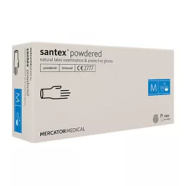 Mercator Santex púderezett latex kesztyű 