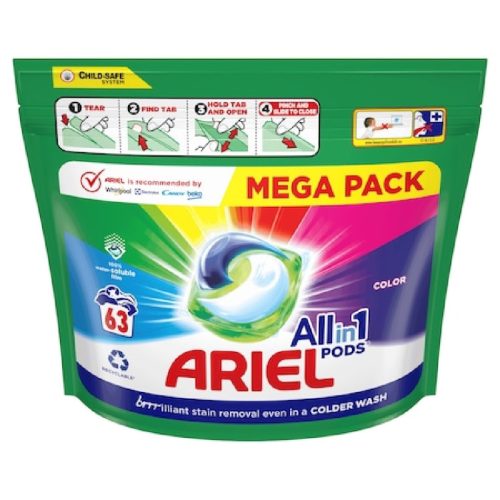Ariel mosókapszula 63 db-os ALL IN 1 color
