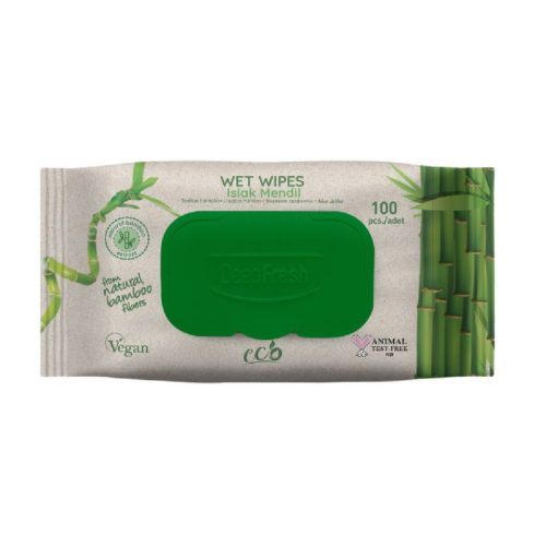 ECO natural Bamboo - Deep Fresh nedves törlőkendő 100 db-os 
