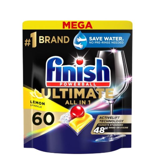 Finish mosogatógép tabletta 60 db-os Ultimate / All in 1 Lemon