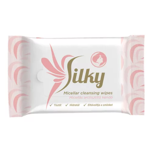 Silky Micellás arctisztító kendő 25 lapos visszazárható