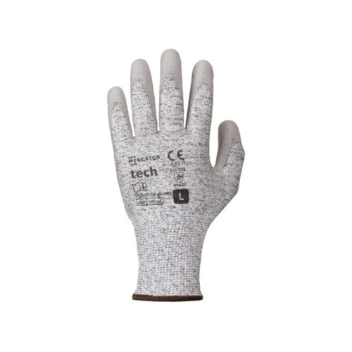 MERCATOR tech anti-cut, vágásgátló PU kesztyű L méret