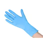  Zarys® easyCARE LONG, hosszított, kék, púdermentes nitril kesztyű