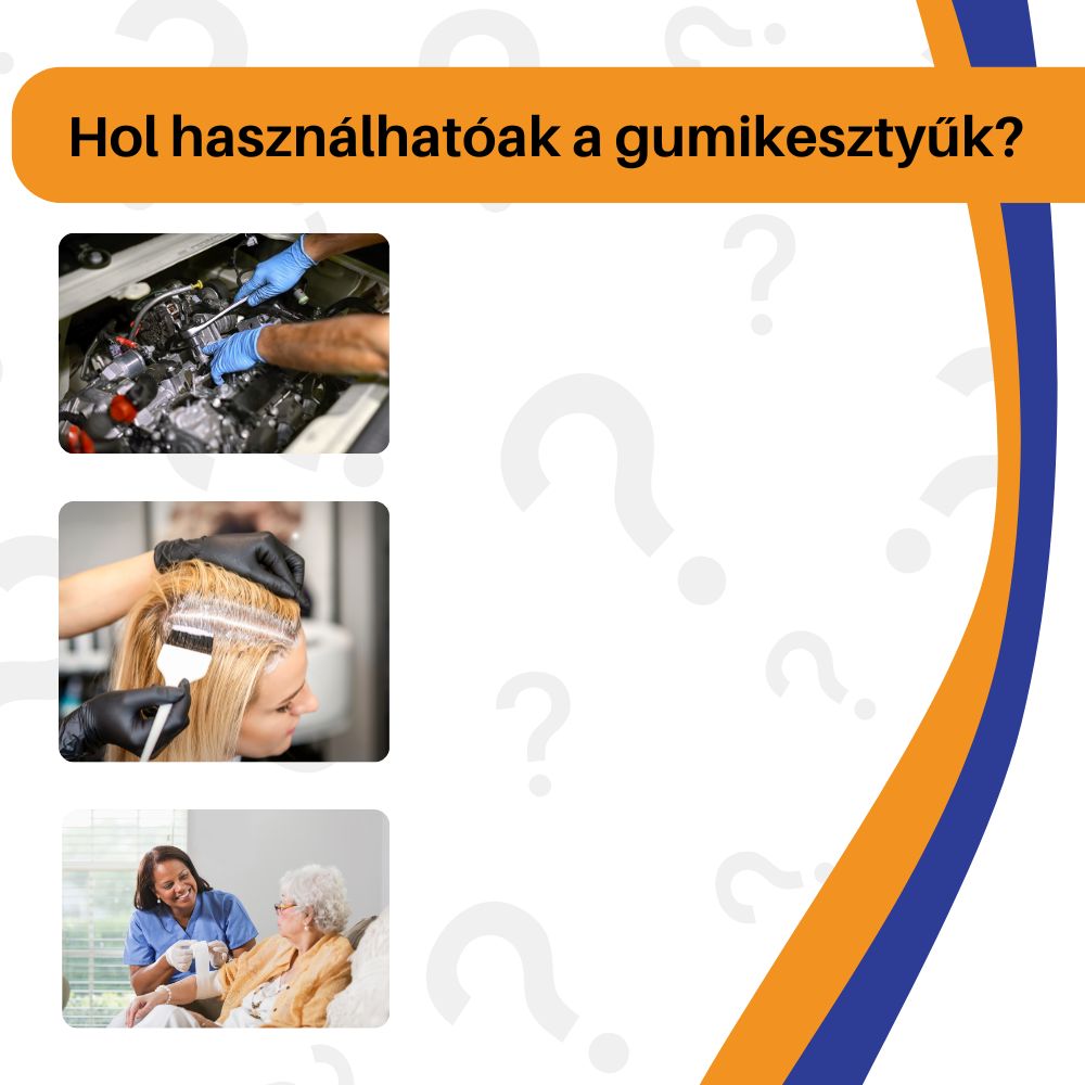 Milyen munkákhoz ideális a nitril gumikesztyű?