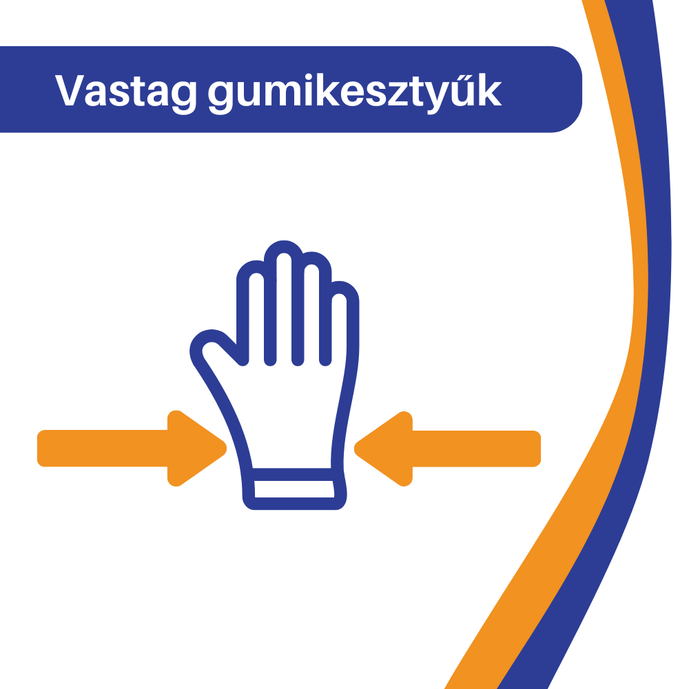 Vastag gumikesztyű: titkos fegyvere a mindennapokban a kezed védelmében.