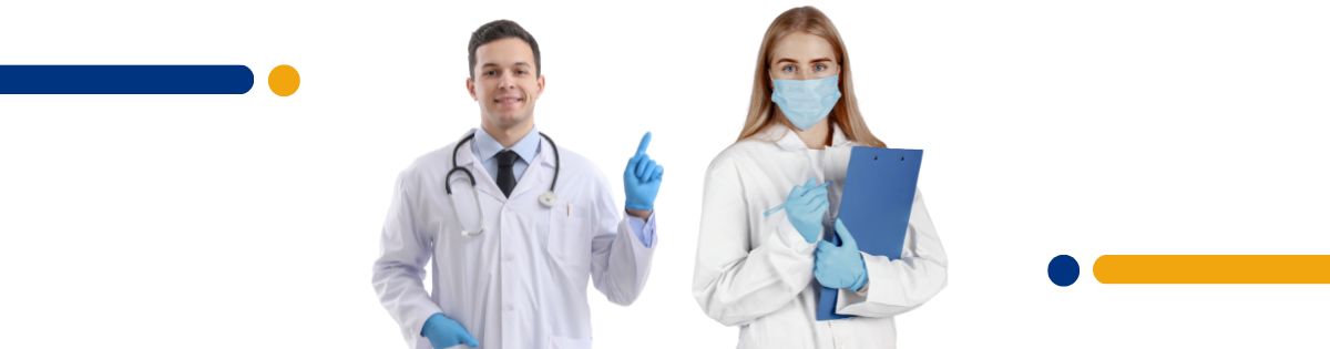 Egészségügyben használatos gumikesztyű